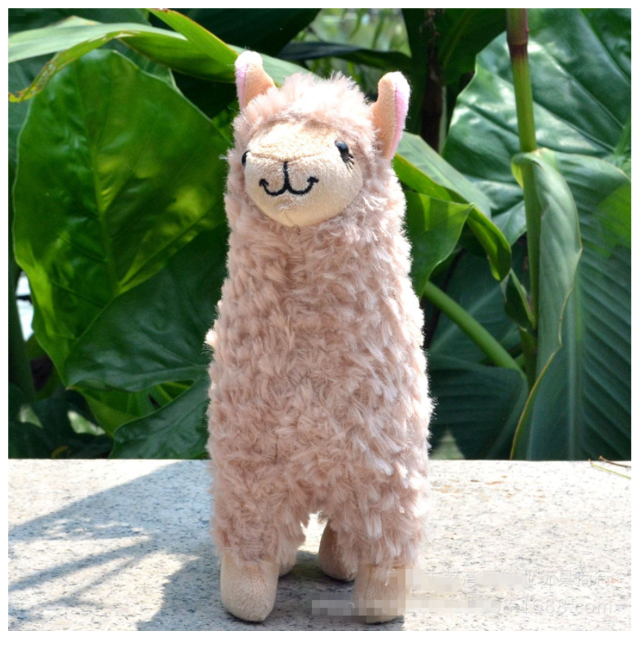 llama alpaca stuffed animal plush pink