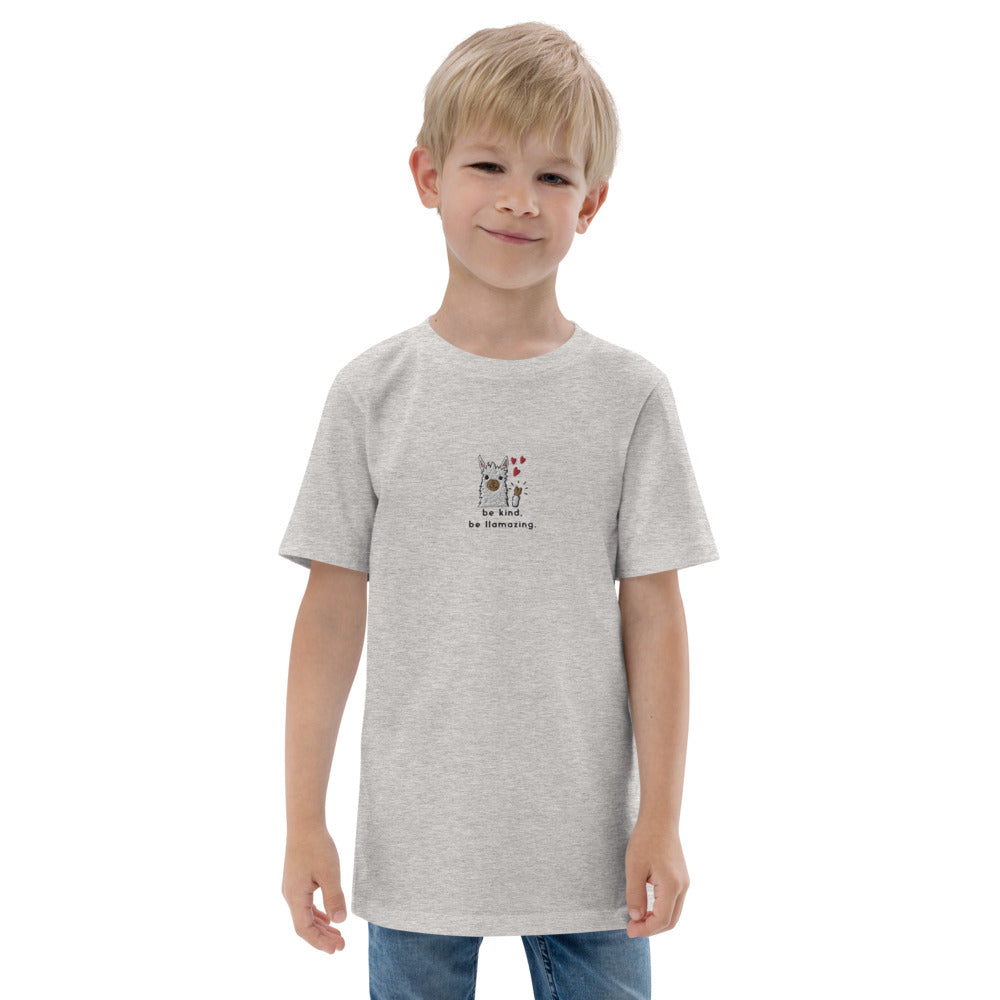be kind be llamazing kid's t-shirt